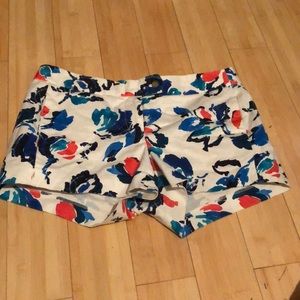 Jcrew Flower Shorts size 6
